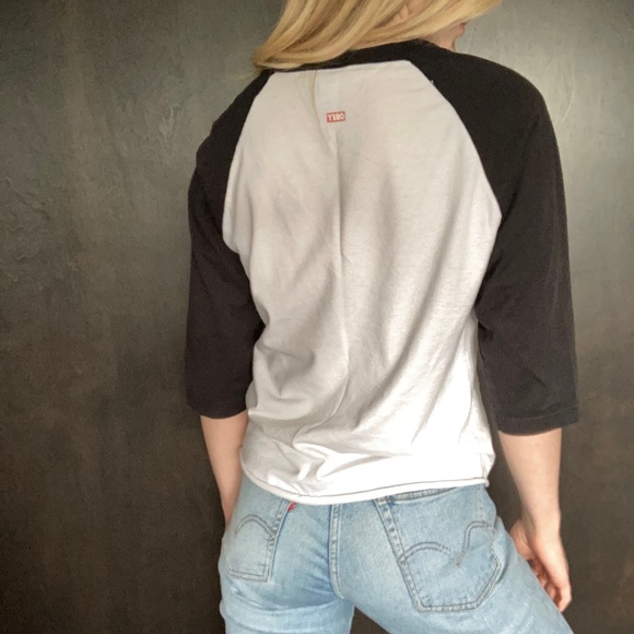 OBEY Keith Haring Raglan Baseball T-Shirt Size Small - Picture 3 of 5